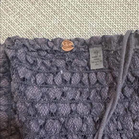 Free People Adella Bralette Dark Grey - Picture 4 of 4